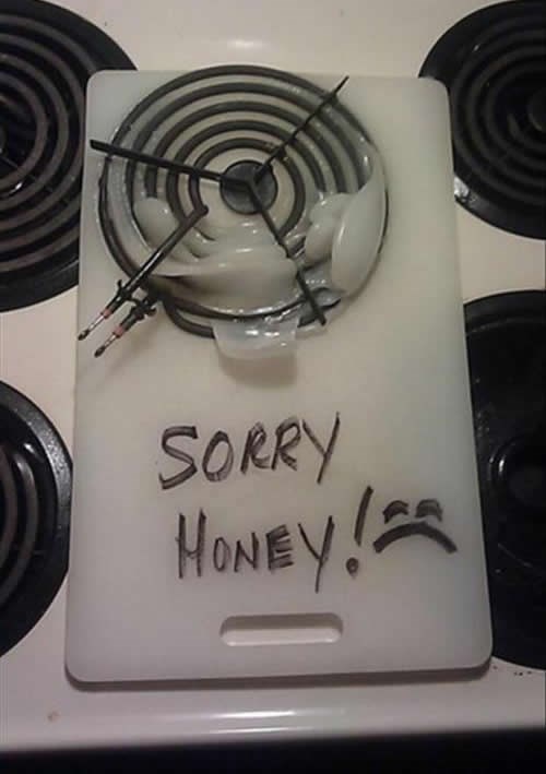 Nije se još navikla na novu kuhinju