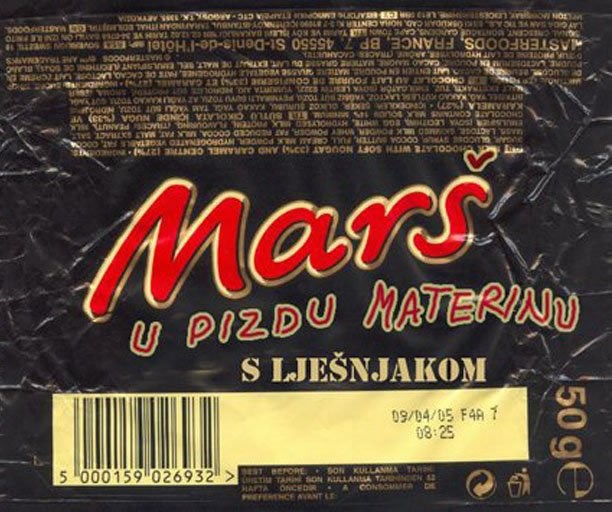 Nakon vode, evo i čokolada "s porukom"