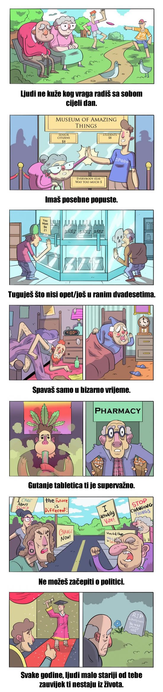 Sedam razloga zašto je biti student isto kao biti star