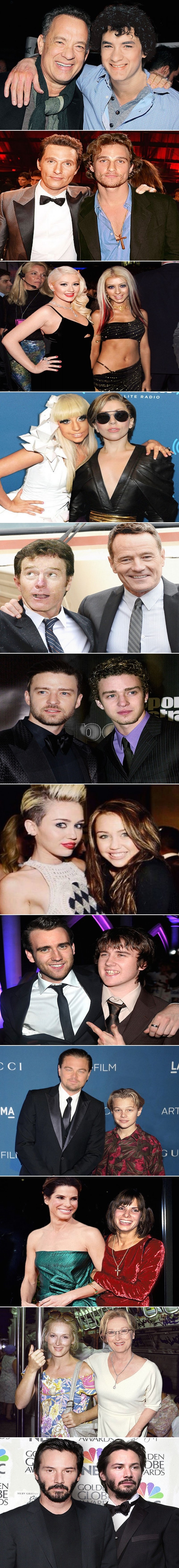 Poznate face kraj svojih mlađih verzija