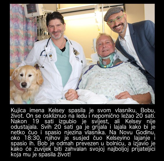 Nepomično je ležao satima na ledu, a ona mu je spasila život!