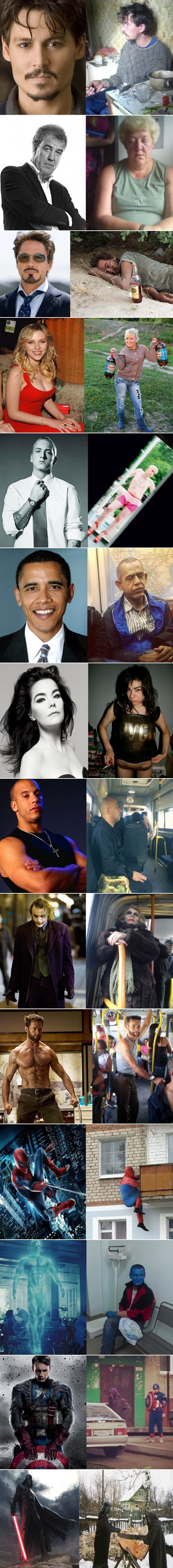 GALERIJA: Ruski "klonovi" poznatih i slavnih su čisto ludilo!