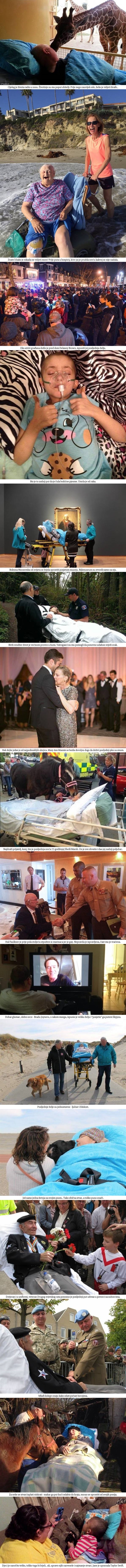 DIRLJIVE FOTOGRAFIJE Ispunili su posljednje želje ljudima koji su to definitivno zaslužili