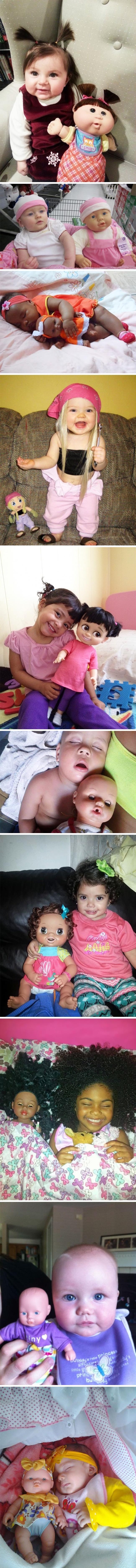 TOP 10 beba koje izgledaju isto kao i njihove lutke 