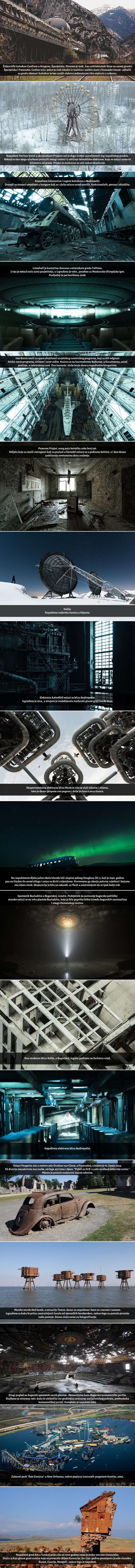 GALERIJA: Samotna ljepota potpuno napuštenih mjesta