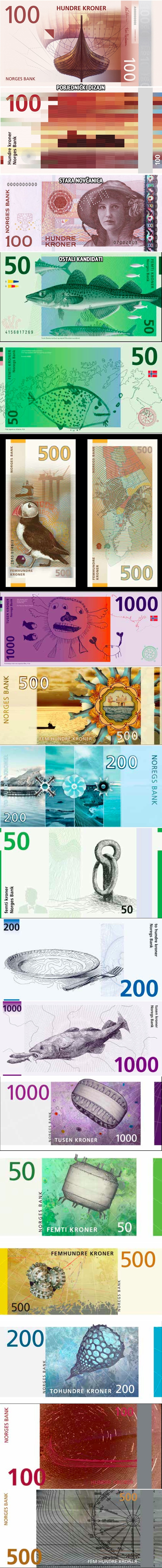 Kako vam se sviđa novi dizajn norveške valute?