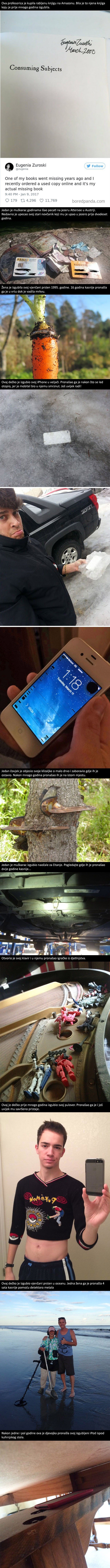 Deset nevjerojatnih priča o ljudima koji su pronašli stvari za koje su mislili da su ih zauvijek izgubili