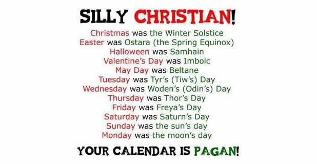 Kršćanski kalendar u originalnom obliku