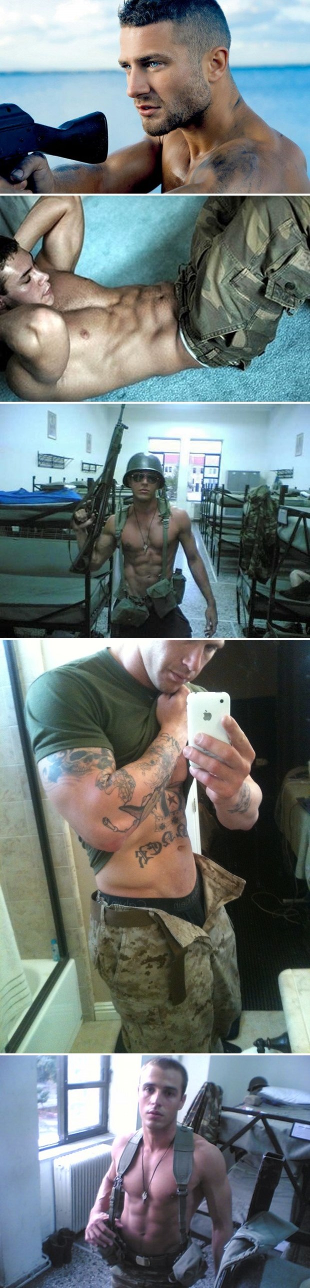 Žene vole zgodne, mišićave vojnike?