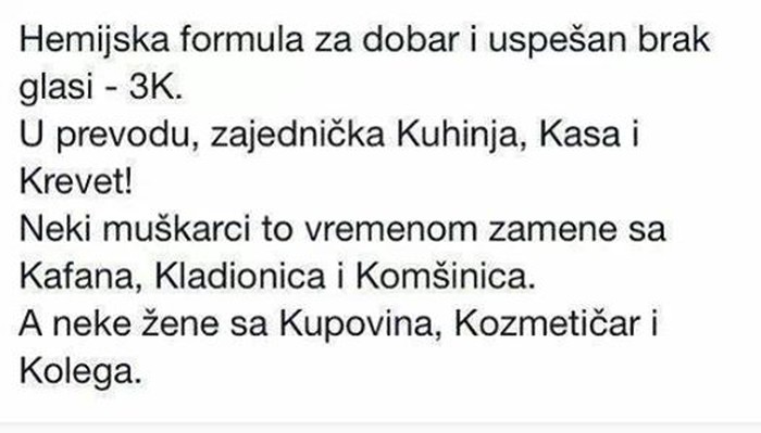 Istočni susjedi osmislili formulu za dobar brak