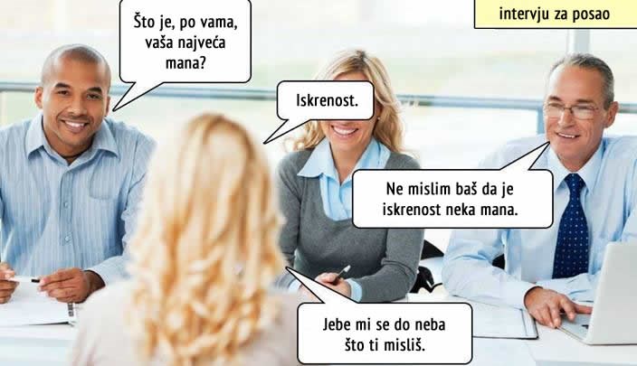 Kad ideš na intervju za posao - laži!