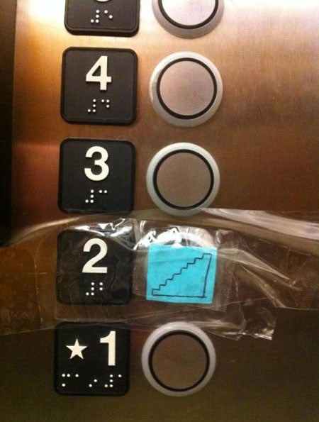 Drugi kat, ne kenjkajte, za vas su stepenice, van!