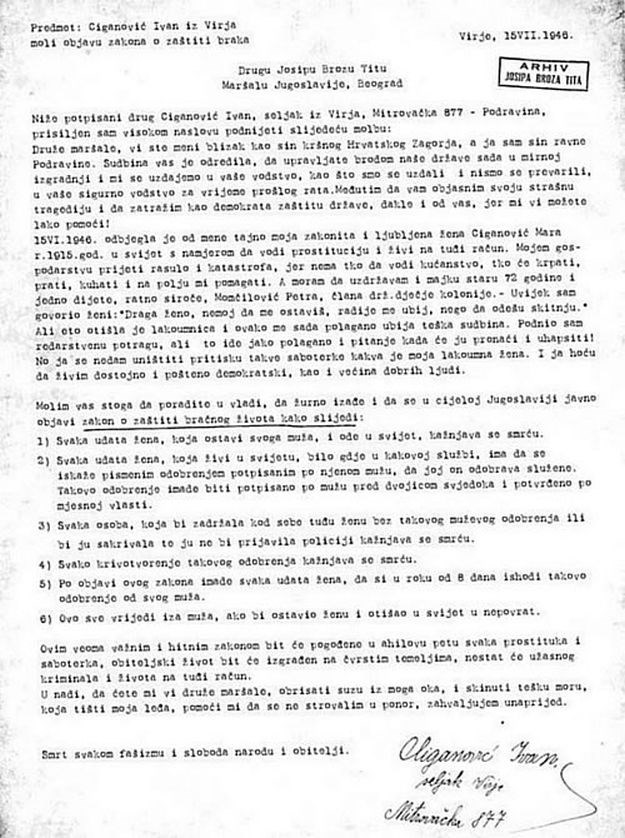 Druže Tito, nešto bi te pito