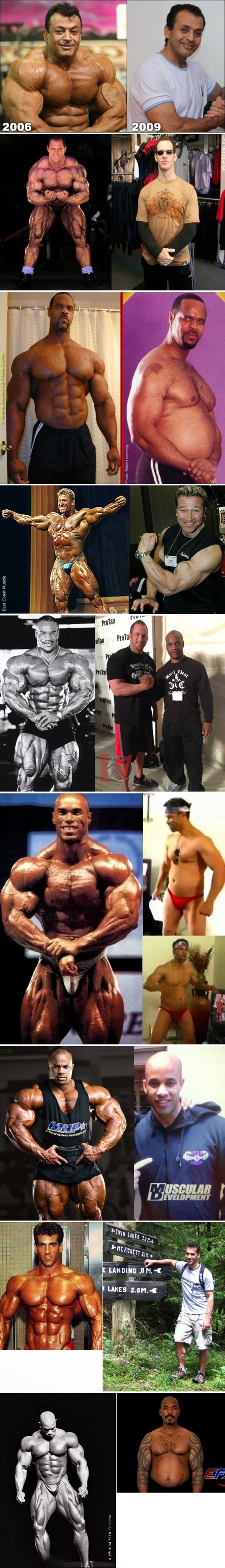 IZNENAĐUJUĆE FOTKE Evo kako su poznati bodybuilderi izgledali samo nekoliko godina nakon završetka karijere