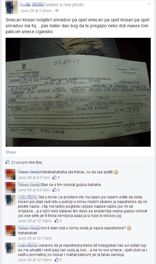 Primitivna "zlatna mladež" misli da je iznad zakona