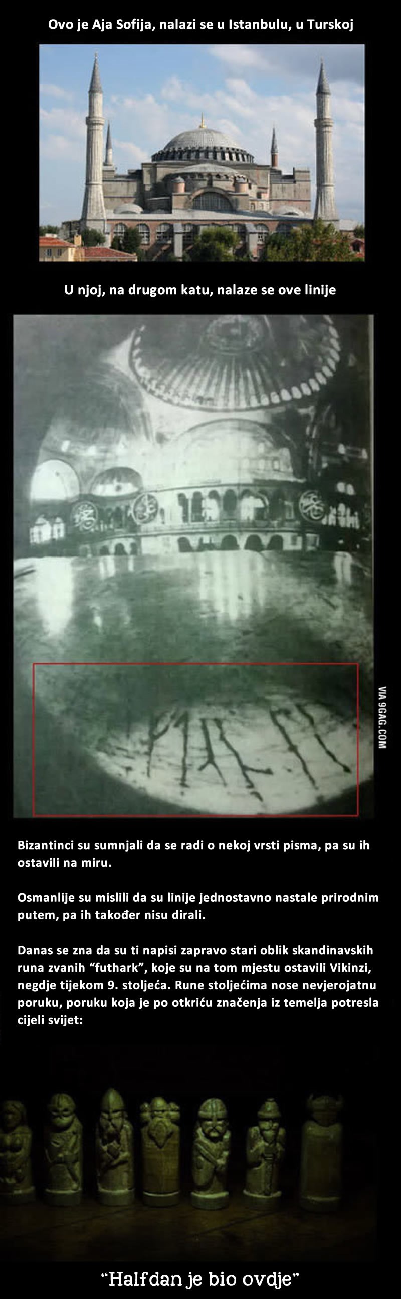 Otkriće tajne vikinških runa u Aji Sofiji iz temelja je uzdrmalo svijet!