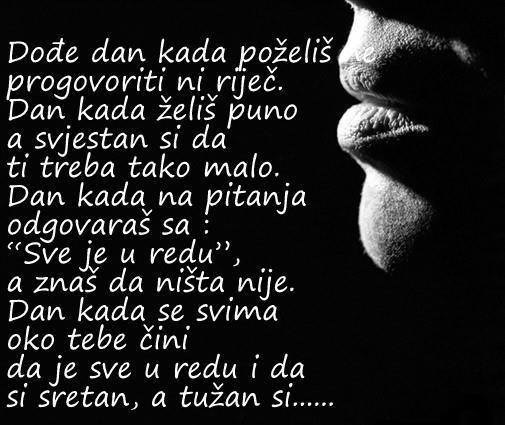 Imaš li i ti ovakvih dana?