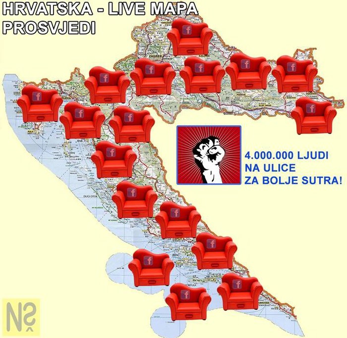 Hrvati u masovnom prosvjedu, počelo je!