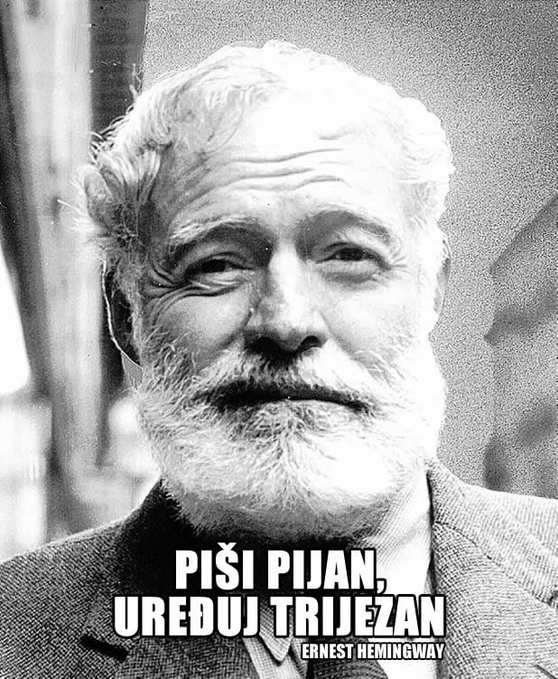 Čika Hemingway je znao šta priča