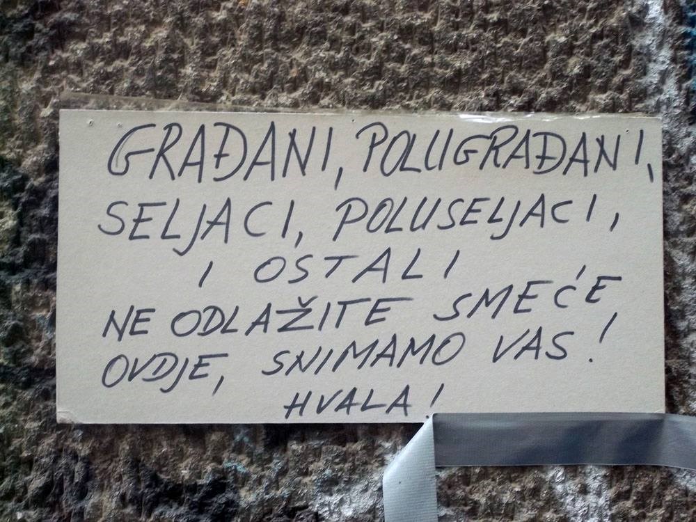 Tko god da si - snimaju te!