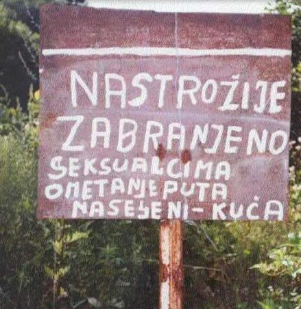 Seksualcima zabranjeno ometanje puta!
