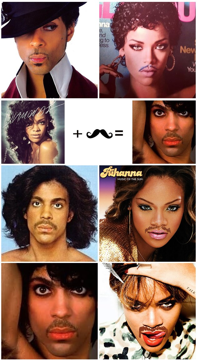 Rihanna je samo Prince bez brčića?