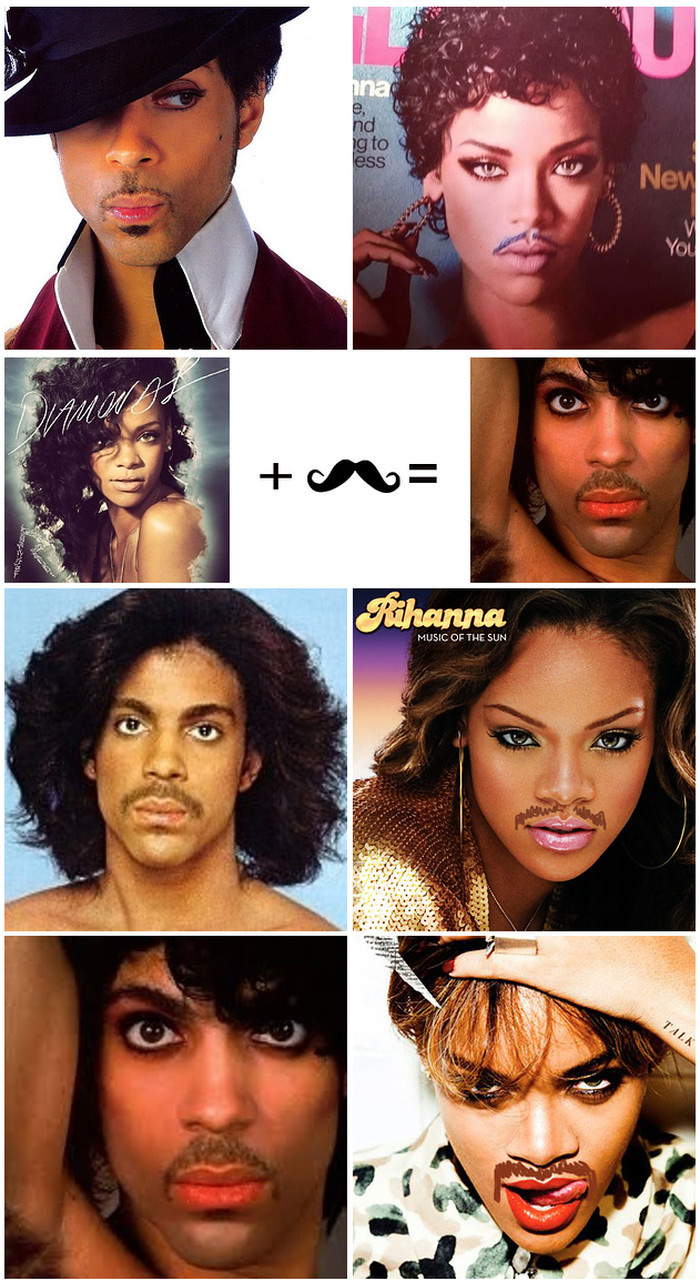 Rihanna je samo Prince bez brčića?