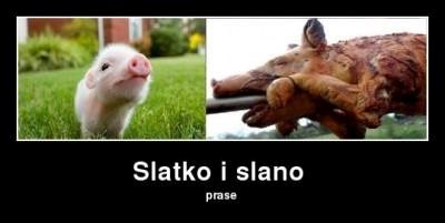 Prase može biti i slatko i slano