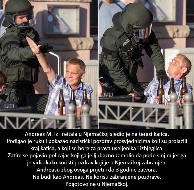 Evo kako Nijemci rješavaju probleme sa zabranjenim pozdravima