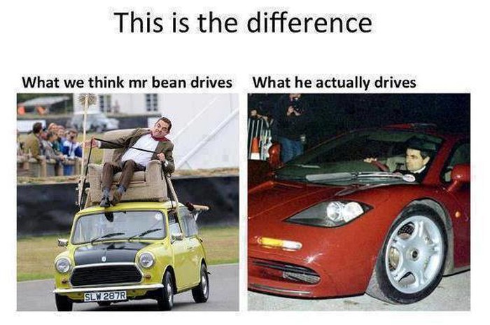 Što mislimo da Mr. Bean vozi, a što stvarno vozi