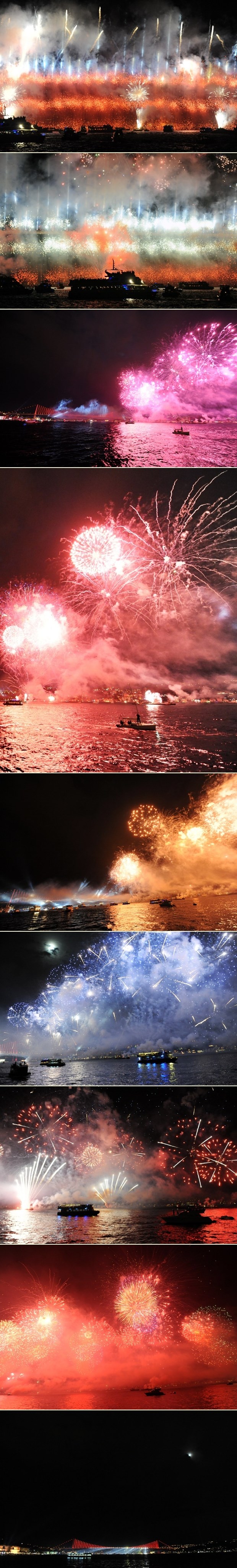 Spektakularni vatromet nad Bosporom