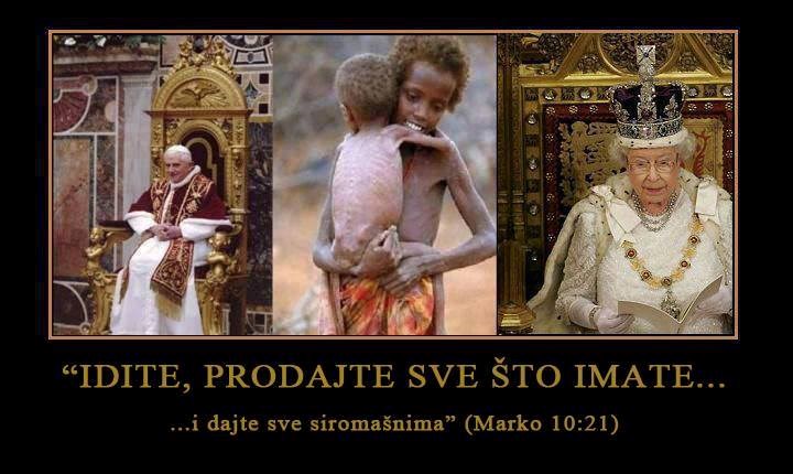 Lijepo je propovijedati i moralizirati sa zlatnog trona