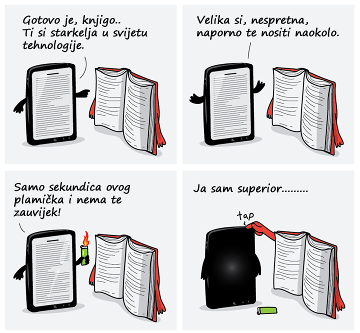Što više volite, knjigu ili tablet?