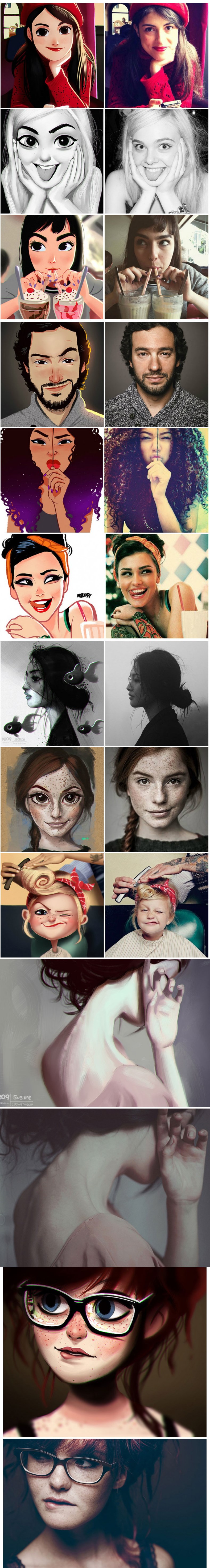 Nevjerojatan umjetnik: Pretvara strance u ilustracije