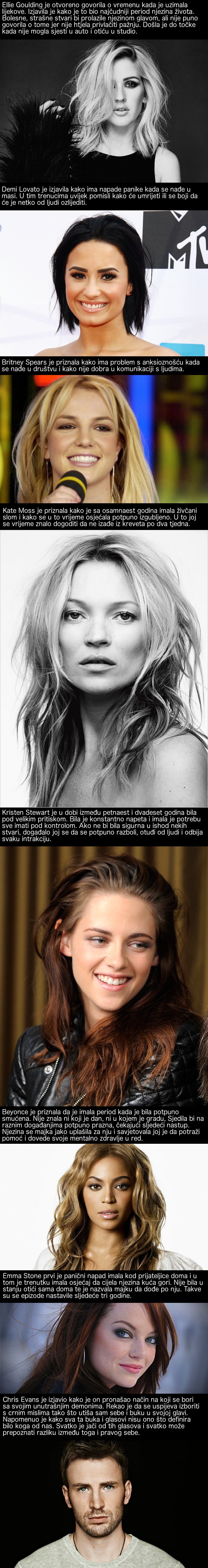 Poznate osobe koje su otvoreno govorile o svom mentalnom zdravlju