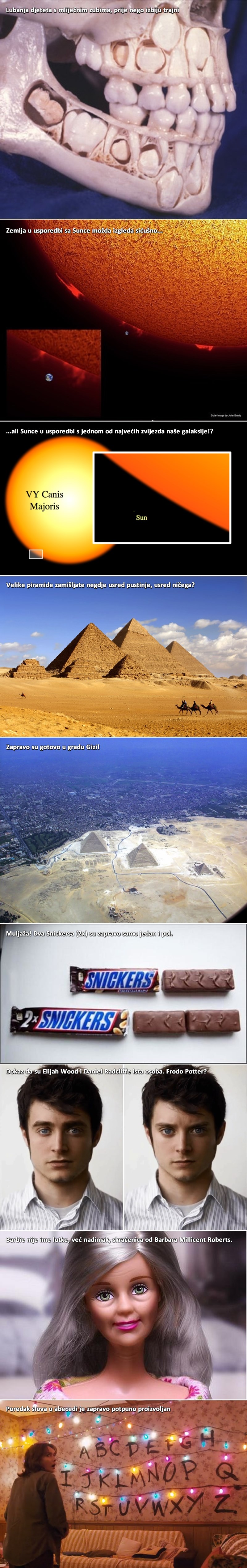 Ovih 7 neobičnih činjenica će vam okrenuti shvaćanje svijeta naglavačke!