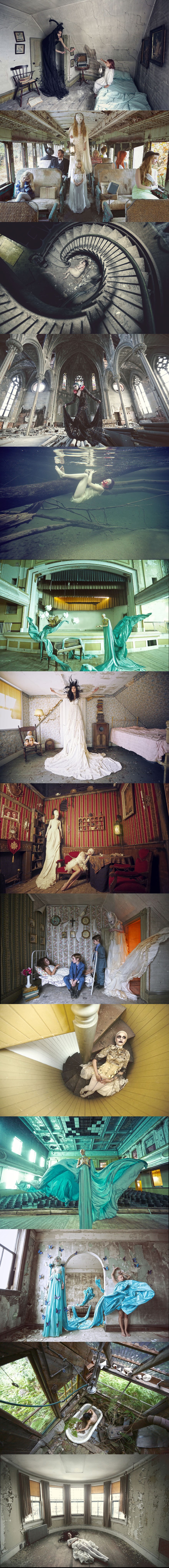 Ova umjetnica pretvara napuštene prostore u mjesta iz mašte