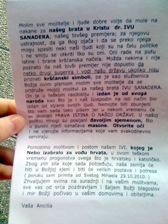 Sanaderovo oslobođenje dokaz da molitve pale!?