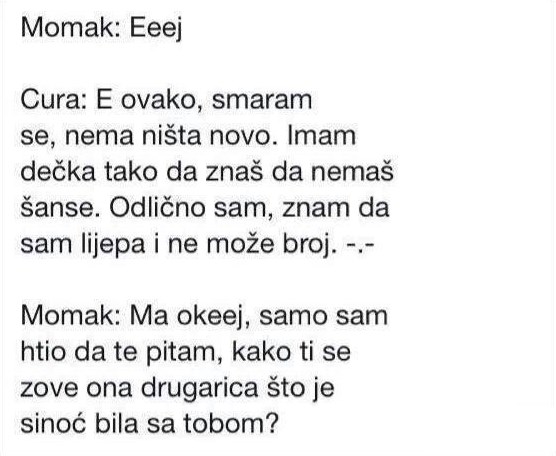 Kad si bahata i brzopleta