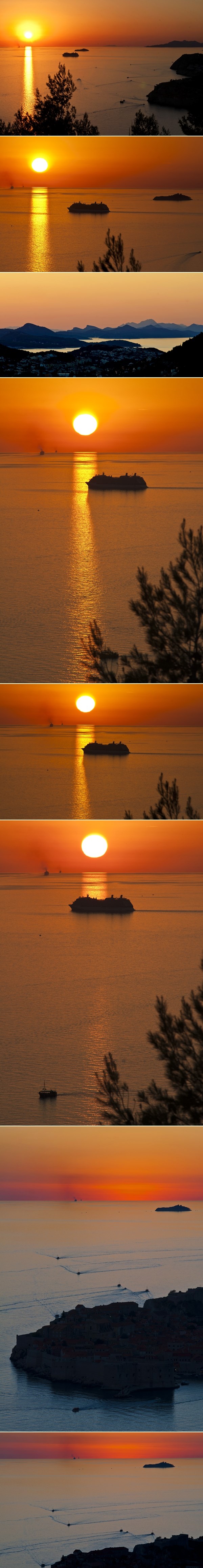 Idilični dubrovački suton