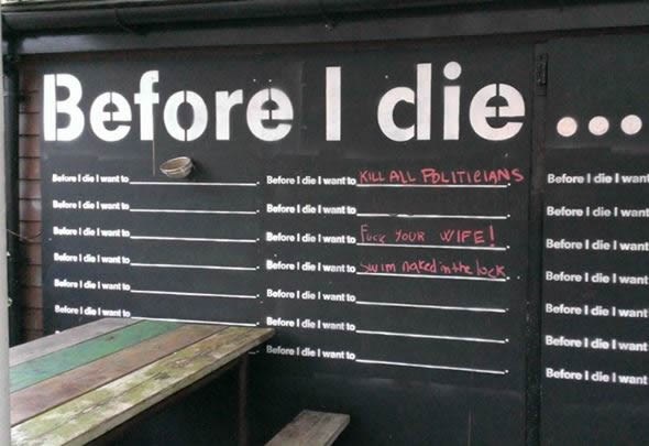 Što te želiš učiniti prije smrti?