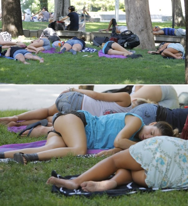 Usnule na mekoj travi splitskog Đardina