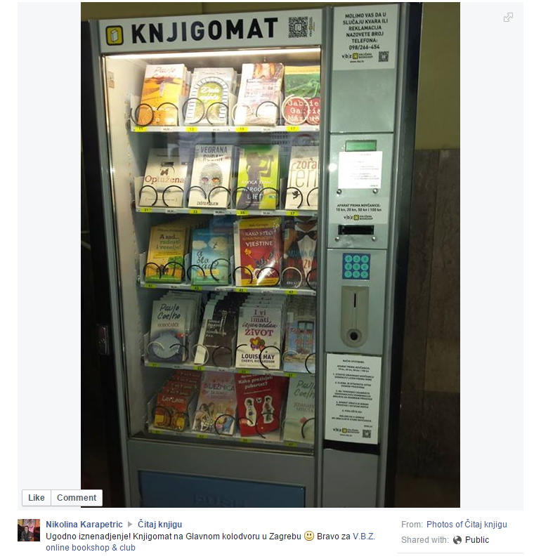 Zagrepčane iznenadilo nešto predivno - grad dobio knjigomat!