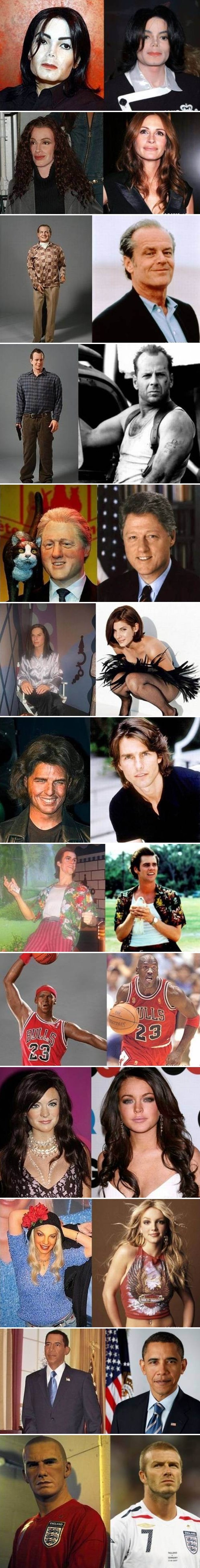 Najgori voštani kipovi poznatih i slavnih