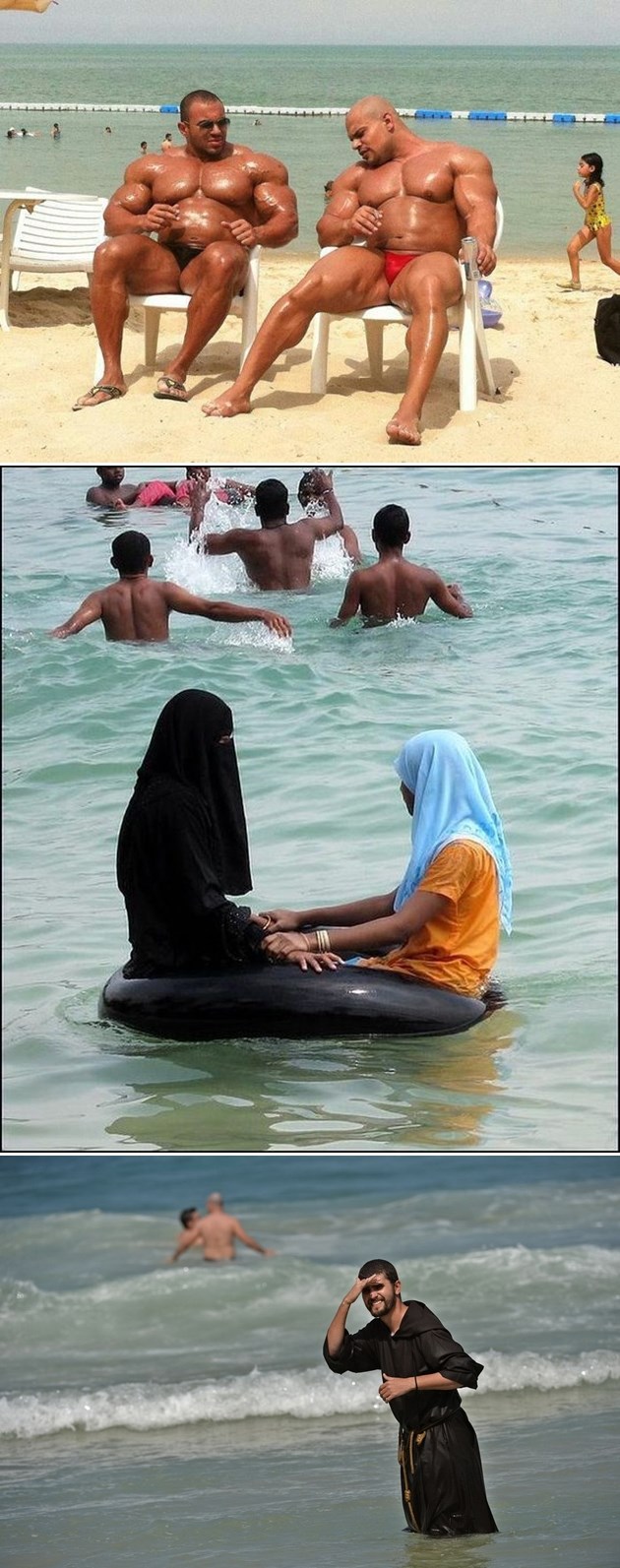 Popovi i steroidi: Jedan običan dan na plaži