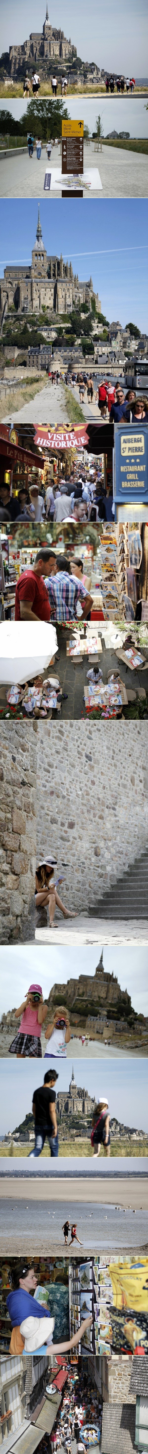 Razglednica iz Francuske: Le Mont-Saint-Michel