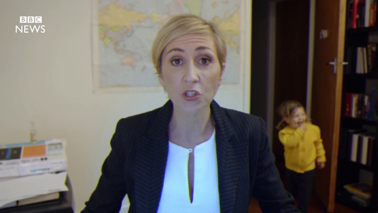 Nakon što su novinaru BBC-a djeca poremetila intervju, ova je žena odlučila snimiti svoju verziju iste situacije