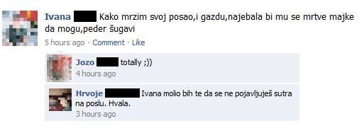Kad izvrijeđaš šefa na Fejsu, a on ti među prijateljima