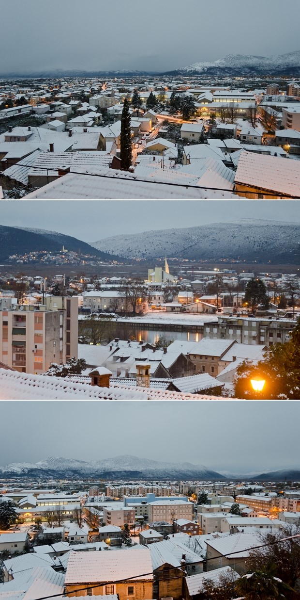 Metković pod bijelim pokrivačem