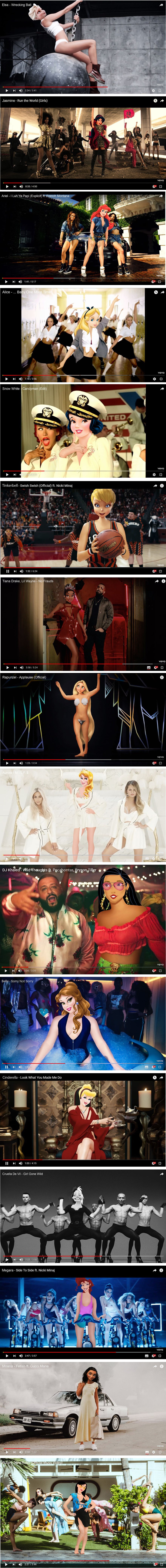 Ovako su se Disney princeze snašle u ulogama najpoznatijih pop pjevačica 